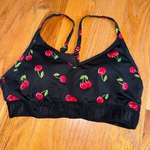 Victoria's Secret Black Cherry Print Bralette